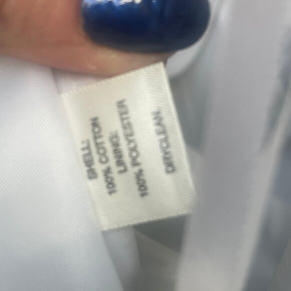 White House Black Market Cotton Fit & Flare A-Line Halter Dress, Size 4 - Picture 7 of 14